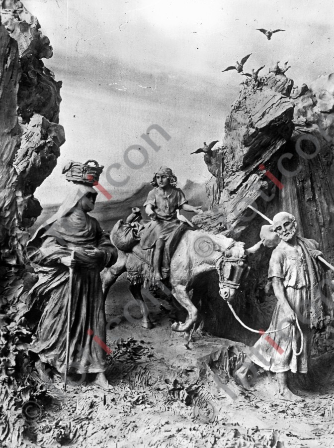 Rückkehr aus Ägypten | Return from Egypt - Foto simon-134-013-sw.jpg | foticon.de - Bilddatenbank für Motive aus Geschichte und Kultur